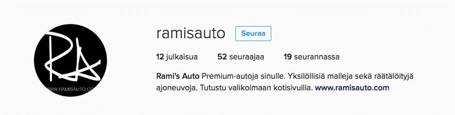 ramis-auto-instagramissa